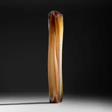 William Morris, Monumental Standing Stone, 1982, hand-blown glass