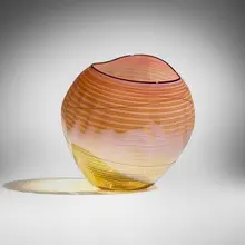 Coral Basket by Dale Chihuly, 1998, hand-blown glass, sold May 2026