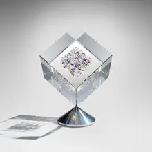 Jon Kuhn, Quark, 2007, ground, polished, and laminated glass, stainless steel
