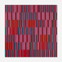 Tim Bavington, 518 Beats (Ready, Steady, 15 Go!), 2011, synthetic polymer on fabric