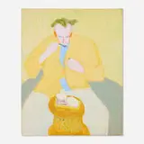 Sally Michel Avery, Tea Time, c. 1965, oil on panel