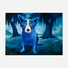 Twin City Lights by George Rodrigue, 1995, oil on canvas, sold May 2026