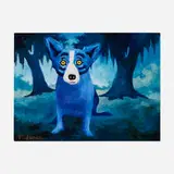 George Rodrigue, Twin City Lights, 1995, oil on canvas