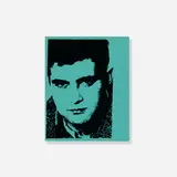Andy Warhol, Larry Poons (from the Castelli Portraits series), 1967, acrylic and silkscreen ink on canvas
