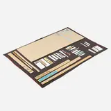 Thomas Hirschhorn, Lay out no. 6, 1993, gelatin silver print, collaged paper and cardboard arranged on blanket