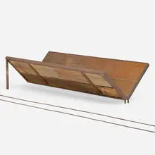 Mirosław Bałka, 190 x 85 x 47, (2x) ø 0, 6 x ø x 1190, 1994, steel, wood, felt