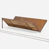 Mirosław Bałka, 190 x 85 x 47, (2x) ø 0, 6 x ø x 1190, 1994, steel, wood, felt