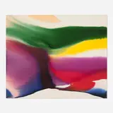 Paul Jenkins, Phenomena Striation Zone, 1975, watercolor on paper