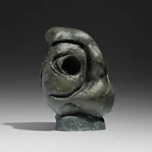 Joan Miró, Tête, 1978, patinated bronze