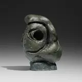 Joan Miró, Tête, 1978, patinated bronze