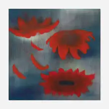 Ross Bleckner, Sky Flowers, 2004, oil on canvas