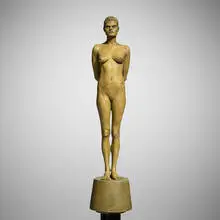 Petra #2 by Robert Graham, 1993, oil painted bronze, sold May 2026