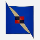 Harvey Quaytman, Union Square #6, 1982, pigment and oil on canvas