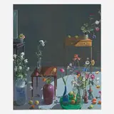 Paul Wonner, Flowers, Fruit and Furniture, 1992-93, acrylic on canvas