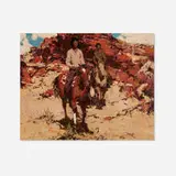 Burt Procter, Untitled (Native Americans on Horseback)
