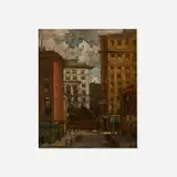 Archie Palmer Wigle, Detroit Athletic Club, c. 1915, oil on board
