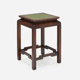 Rare and Early Tokio tile-top plant stand, model 10 by Gustav Stickley and Grueby Faience Company, sold Apr 2025