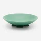 Footed bowl, model 340 by William Bryce Mundie for Teco Pottery, sold Apr 2025