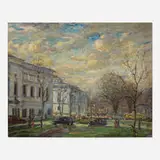 Archie Palmer Wigle, Institute of Arts & Public Library, Detroit, Michigan, oil on canvas