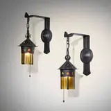 Wall sconces model 304, pair by Gustav Stickley, sold Apr 2025