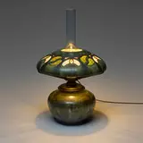 Fulper Pottery, Rare Vasekraft converted table lamp