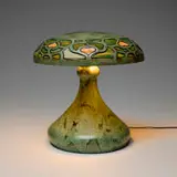 Fulper Pottery, Rare Vasekraft Mushroom table lamp