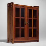 Low bookcase, model 523 by Gustav Stickley, sold Apr 2025