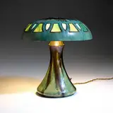 Fulper Pottery, Rare Vasekraft table lamp