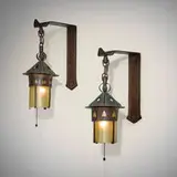 Gustav Stickley, Wall sconces model 304, pair
