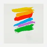 promise by Corita Kent, 1978, screenprint in colors, sold Mar 2025