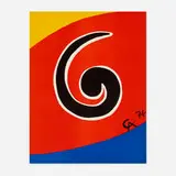 Alexander Calder, Sky Swirl (from the Flying Colors portfolio), 1974, lithograph in colors on Arches