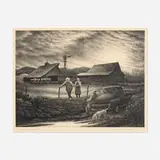 Jackson Lee Nesbitt, December Afternoon, 1993, lithograph