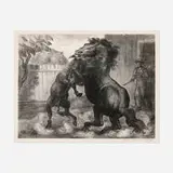 John Steuart Curry, Stallion and Jack Fighting