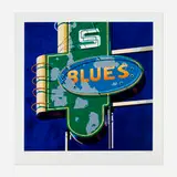 Robert Cottingham, Blues (from the American Signs portfolio), 2009, screenprint in colors