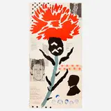 Donald Baechler, Thistle, 1999, lithograph in colors