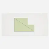 Robert Mangold, Untitled (from the A Book of Silk Screenprints - Multiple Panel Paintings portfolio), 1992, screenprint in colors on Fabriano Cotton