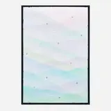 Claire Colette, Ritual Worlding, 2021, acrylic, ash, salt, rainwater, resin incense, flower essence, cedar, roses, lavender and molding paste on canvas