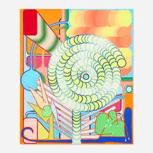 Eric Shaw, Therm, 2017, acrylic on canvas