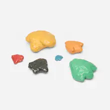 Allan McCollum, Natural copies from the coal mines of central Utah, 1994-96, enamel on polymer reinforced gypsum