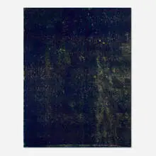 Israel Lund, Untitled, 2017, acrylic on raw canvas