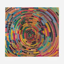 William J. O'Brien, Untitled (Dot painting), 2016, colored pencil and ink on paper