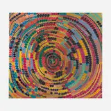William J. O'Brien, Untitled (Dot painting), 2016, colored pencil and ink on paper