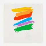 promise by Corita Kent, 1978, screenprint in colors, sold Dec 2025