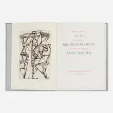Brice Marden, Thirty-six Poems by Tu Fu, 1987, bound printed paper, etching and sugarlift aquatint on Rives BFK