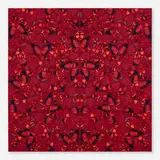 Theodora (from The Empresses series) by Damien Hirst, 2022, laminated giclée in colors on aluminum composite panel, screenprinted with glitter, sold Dec 2025