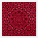 Suiko (from The Empresses series) by Damien Hirst, 2022, laminated giclée in colors on aluminum composite panel, screenprinted with glitter, sold Dec 2025