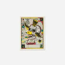 Tony Fitzpatrick, The Life, 1998, etching and aquatint in colors