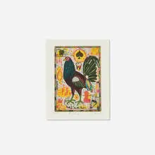 Tony Fitzpatrick, Rubio, 1997, etching and aquatint in colors