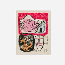Unité 10 by Le Corbusier, 1963-65, etching and aquatint in colors, sold Dec 2025