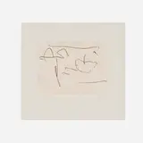 Robert Motherwell, May Linen Suite #7, 1990, etching on Twinrocker May Linen